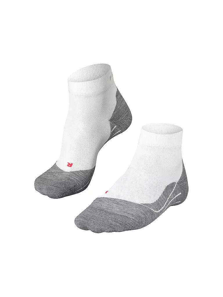 FALKE | Calcetines de running cortos RU 4 para mujer | Blanco