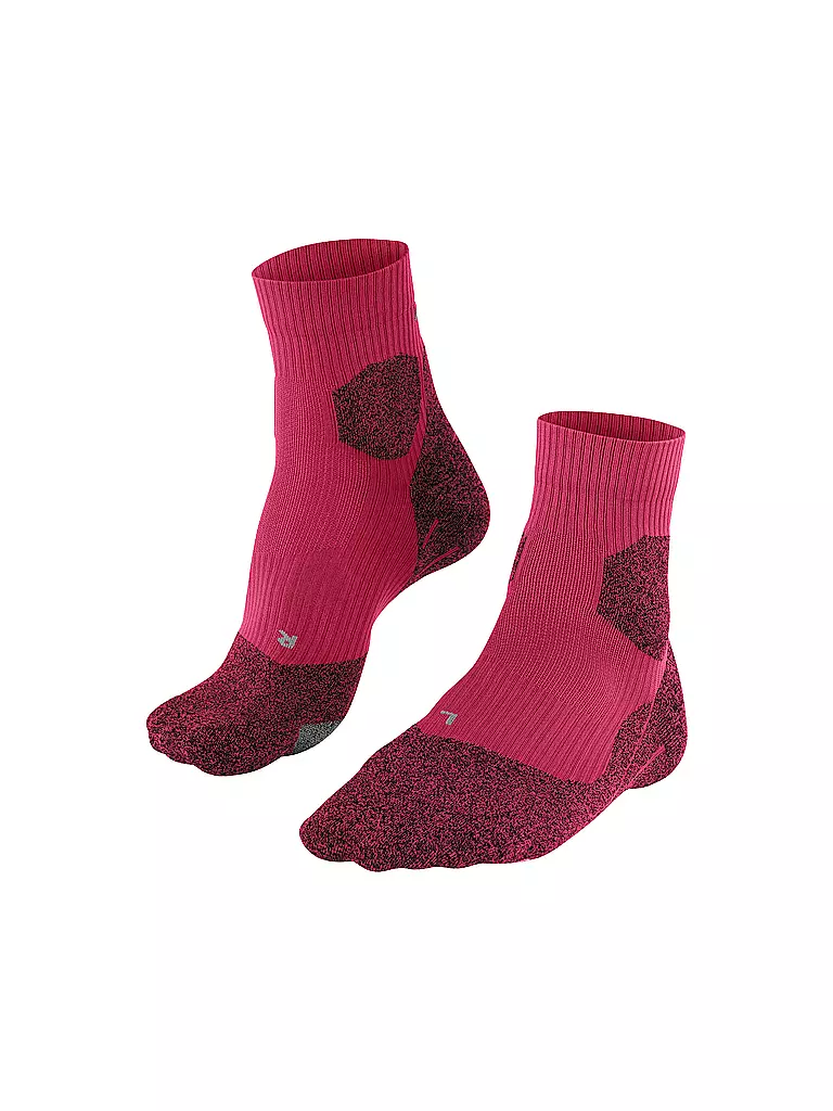 FALKE | Calcetines de running para mujer RU Trail Grip | Rojo