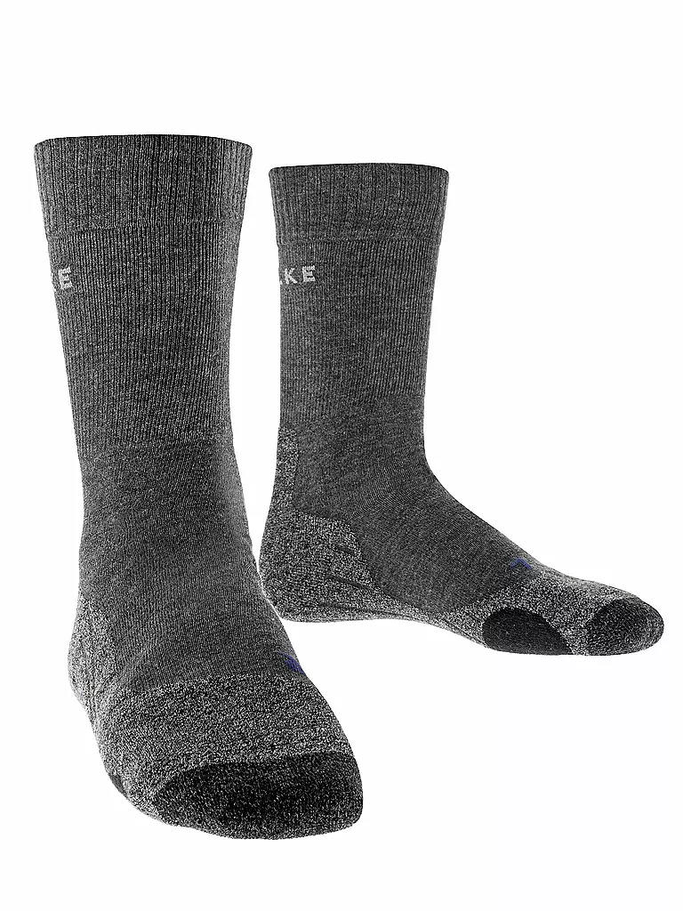 FALKE | Calcetines de senderismo TK2 Cool para hombre | Gris