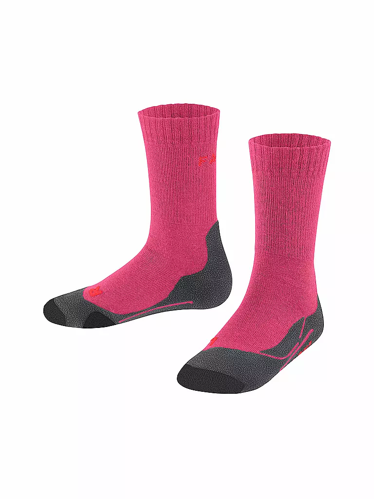 FALKE | Calcetines de senderismo TK2 para niños | Rosa