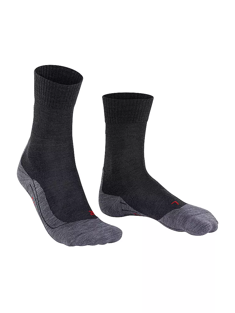 FALKE | Calcetines de senderismo TK5 para hombre | Gris