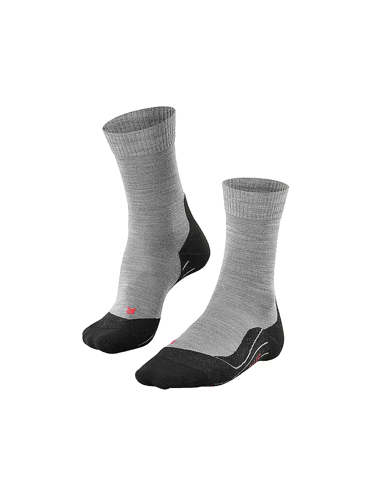 FALKE | Calcetines de trekking para hombre TK5 Light Grey | Gris