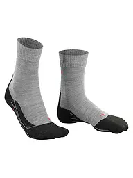 FALKE | Calcetines de trekking para mujer TK5 Light Grey | Gris