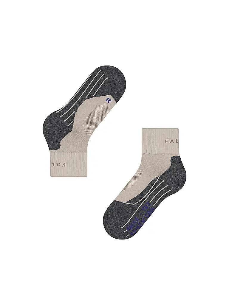 FALKE | Damen Wandersocken TK 2 Short Cool | Beige