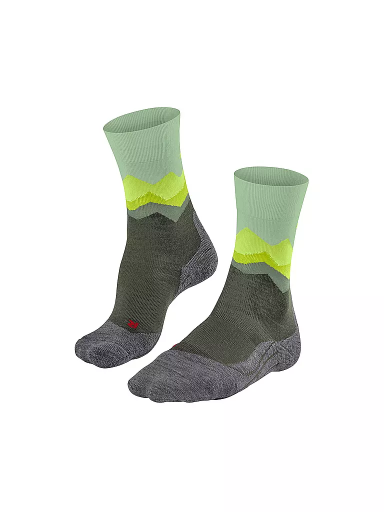 FALKE | Damen Wandersocken TK2 Crest | Verde