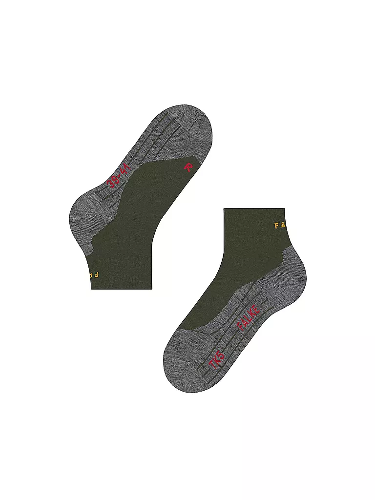 FALKE | Herren Outdoorsocken TK 5 Short | Verde oscuro