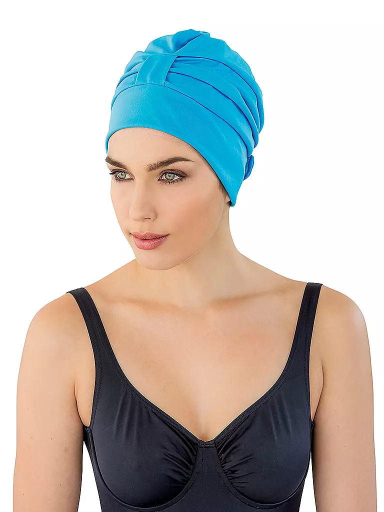 FASHY | Gorro de baño ligero para mujer con cierre de velcro | Turquesa