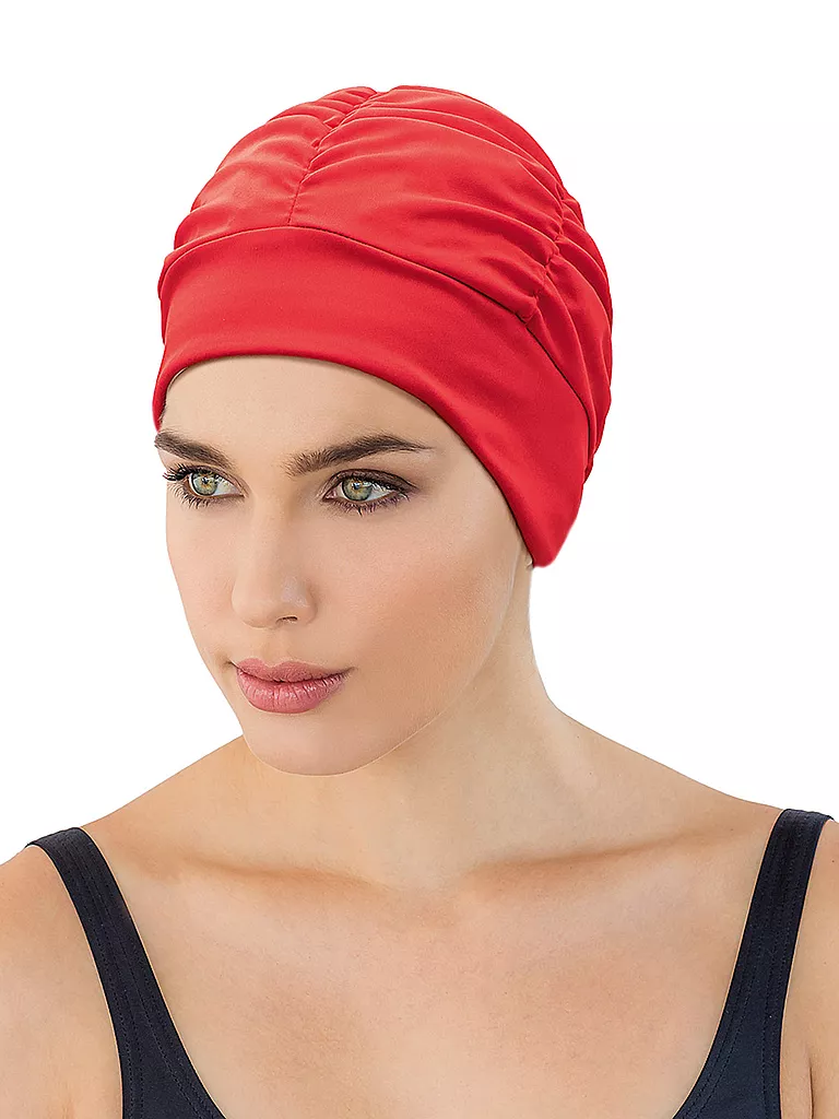 FASHY | Gorro de natación ligero para mujer | Rojo