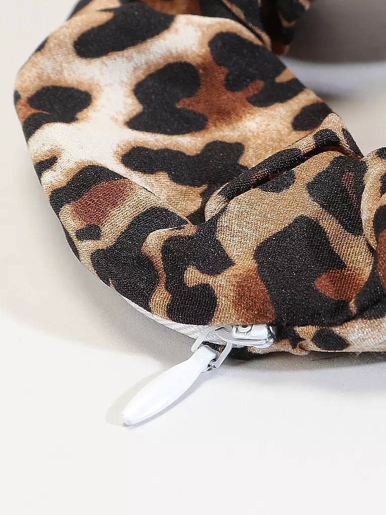 FIGLIA | Coletero con cinta para el pelo de mujer | Marrón claro