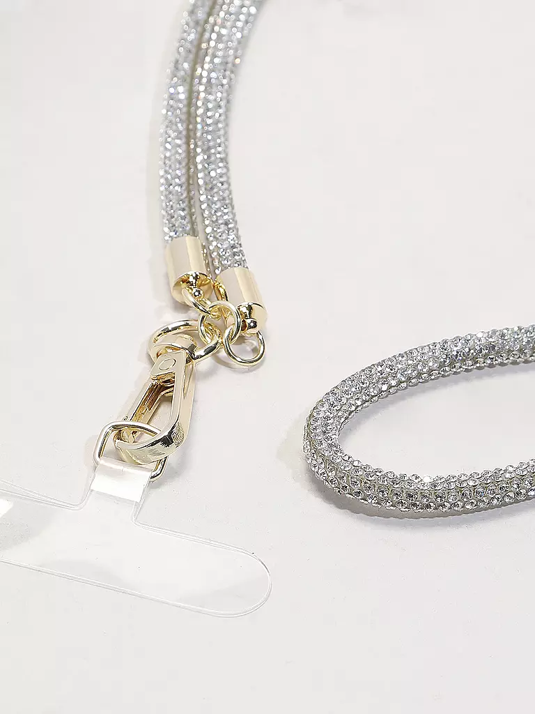 FIGLIA | Collar para móvil Sparkling Silver | Plata