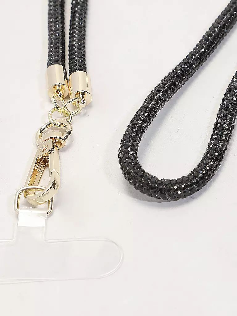 FIGLIA | Handykette Sparkling Black | Negro