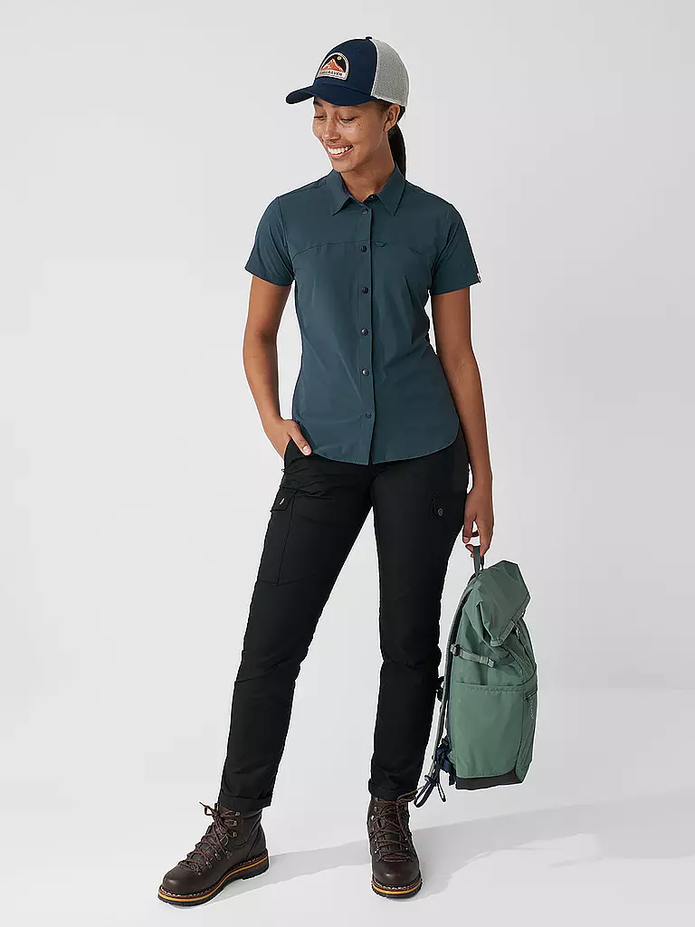 FJÄLLRÄVEN | Blusa de mujer High Coast Light | Azul oscuro