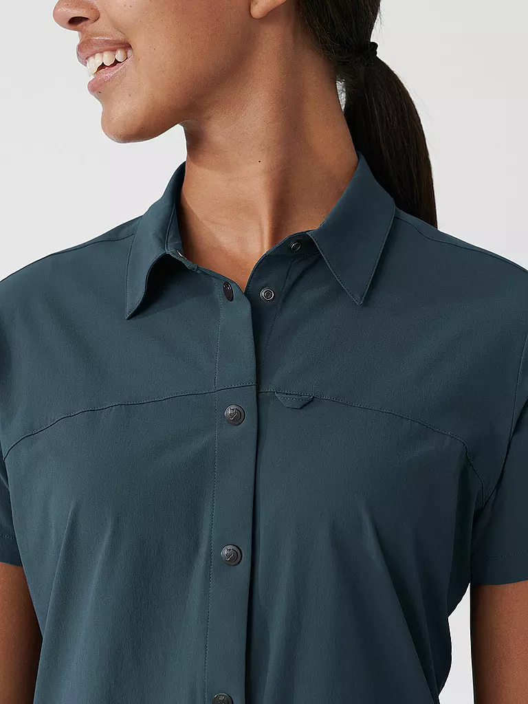 FJÄLLRÄVEN | Blusa de mujer High Coast Light | Azul oscuro