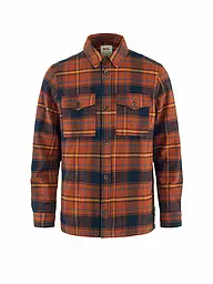 FJÄLLRÄVEN | Camisa de exterior acolchada Övik Lite para hombre | Rojo oscuro
