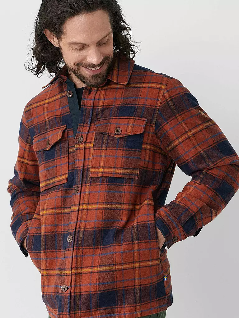 FJÄLLRÄVEN | Camisa de exterior acolchada Övik Lite para hombre |