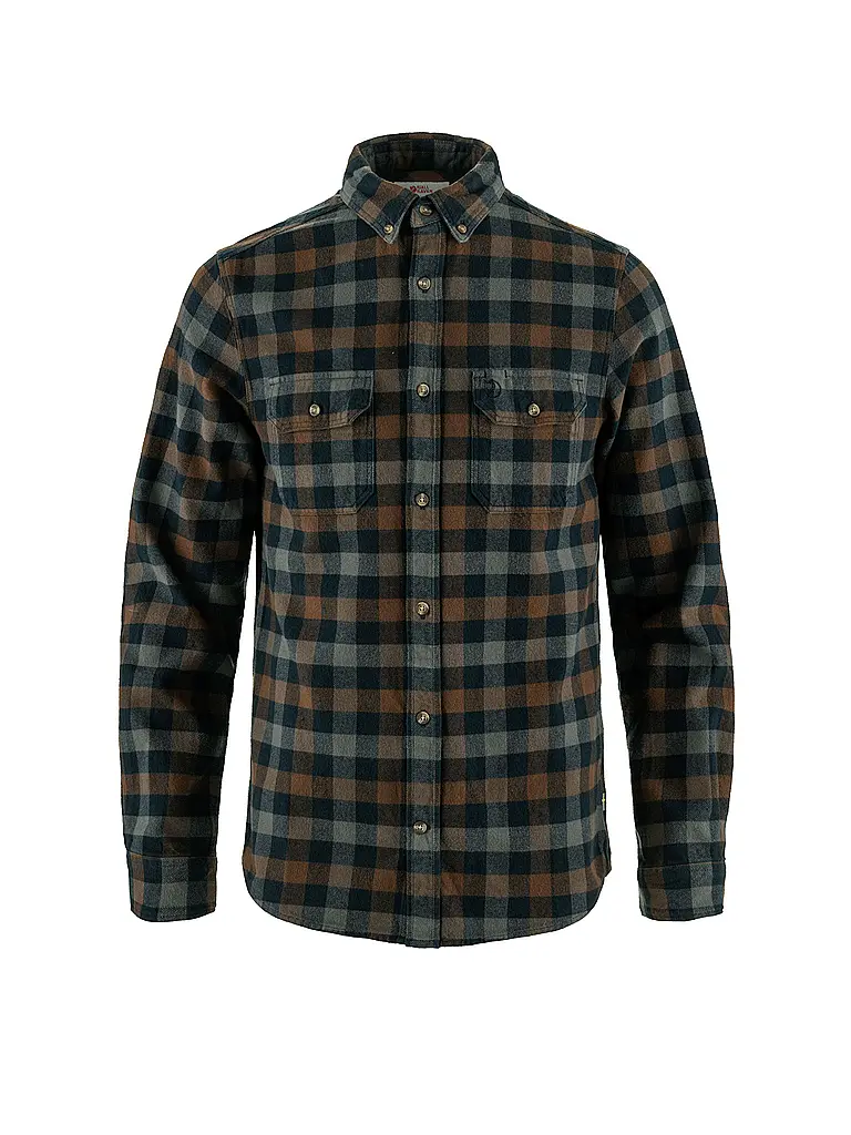 FJÄLLRÄVEN | Camisa de franela Skog para hombre | Azul oscuro