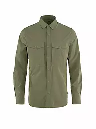 FJÄLLRÄVEN | Camisa de senderismo Abisko para hombre | Oliva