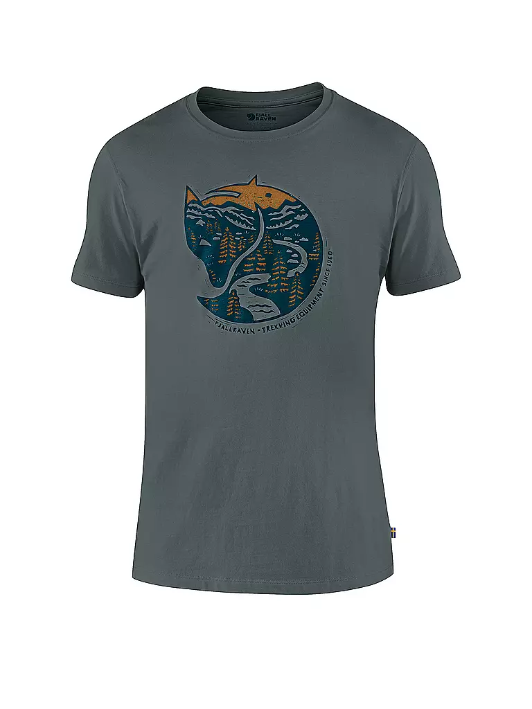 FJÄLLRÄVEN | Camiseta de hombre Arctic Fox | Petróleo