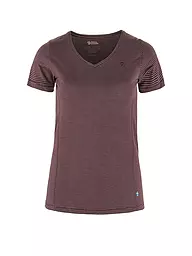 FJÄLLRÄVEN | Camiseta de mujer Abisko Cool W | Rojo oscuro