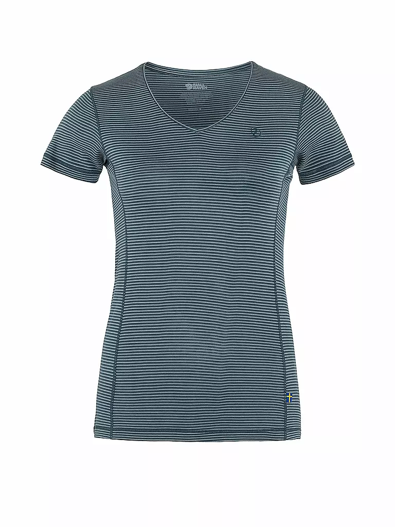 FJÄLLRÄVEN | Camiseta de mujer Abisko Cool W | Azul oscuro