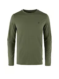 FJÄLLRÄVEN | Camiseta de senderismo Abisko Wool para hombre | Oliva