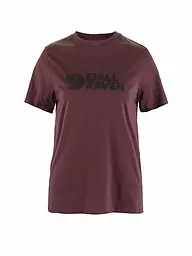 FJÄLLRÄVEN | Camiseta funcional con logo para mujer | Rojo oscuro