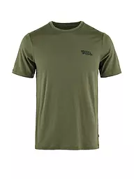 FJÄLLRÄVEN | Camiseta funcional Abisko Wool para hombre | Oliva