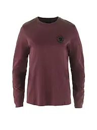 FJÄLLRÄVEN | Camiseta funcional de mujer 1960 Logo | Rojo oscuro