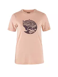 FJÄLLRÄVEN | Camiseta funcional de mujer Abisko Wool Fox | Rosa