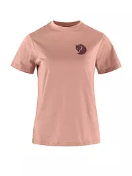 FJÄLLRÄVEN | Camiseta funcional de mujer Fox Boxy Logo | Rosa