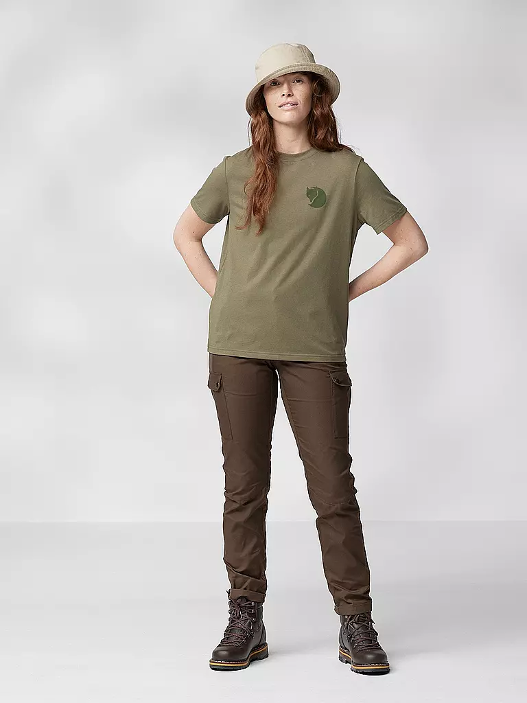 FJÄLLRÄVEN | Camiseta funcional de mujer Fox Boxy Logo |