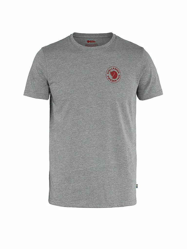 FJÄLLRÄVEN | Camiseta funcional para hombre con logo 1960 | Gris claro