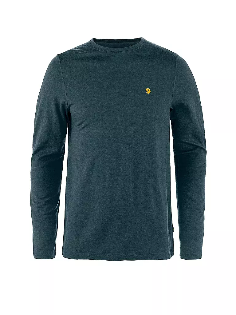FJÄLLRÄVEN | Camiseta interior de hombre Bergtagen Merino 190 | Azul oscuro