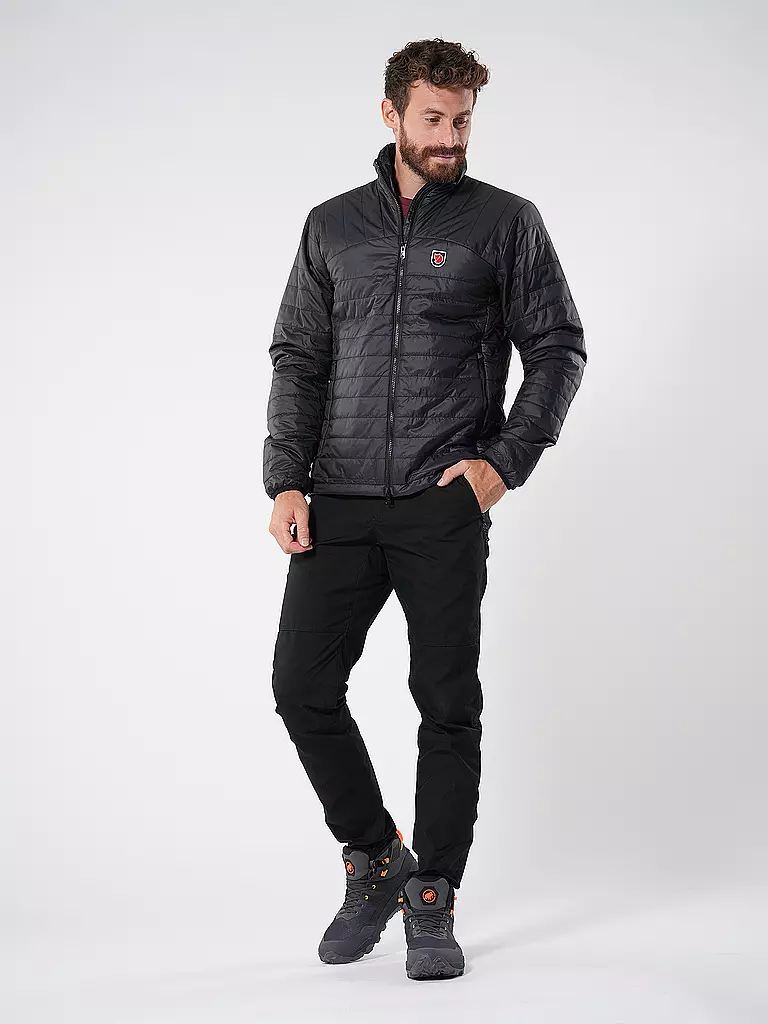 FJÄLLRÄVEN | Chaqueta de aislamiento Expedition X-Lätt para hombre | Negro