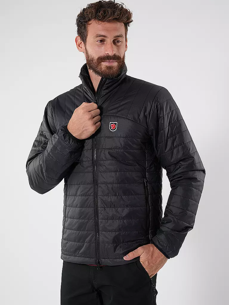 FJÄLLRÄVEN | Chaqueta de aislamiento Expedition X-Lätt para hombre | Negro