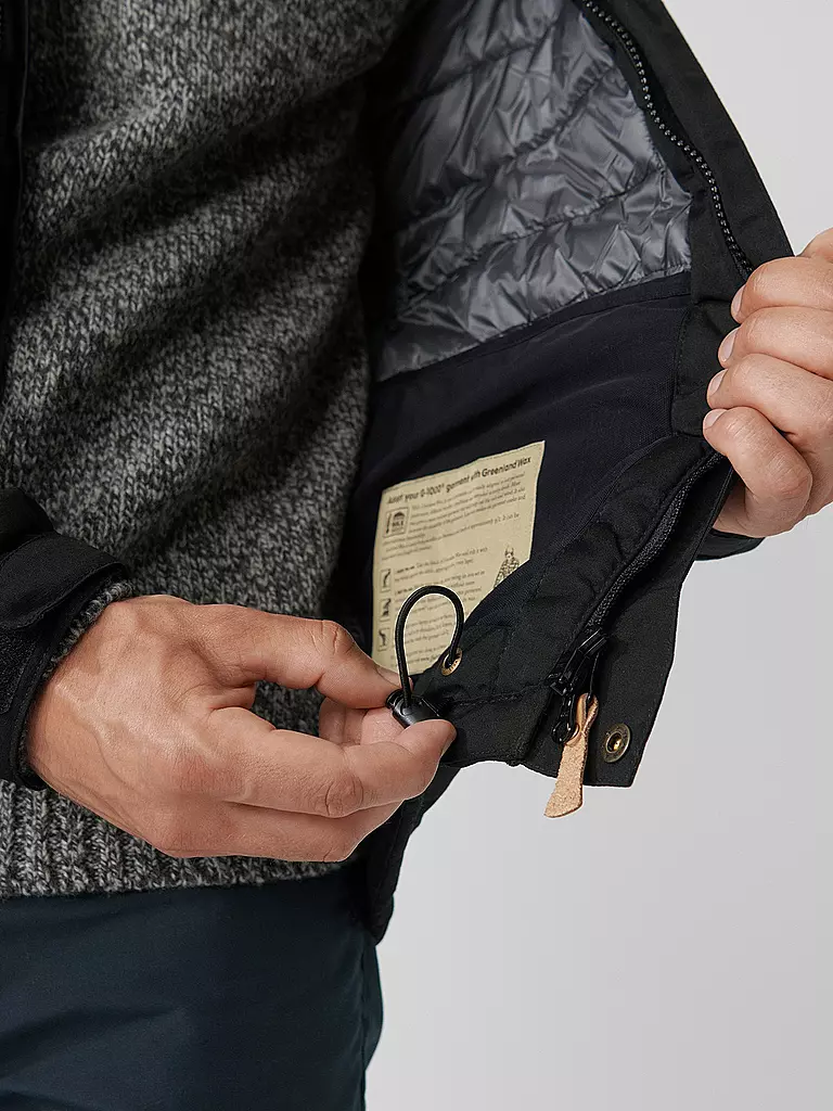 FJÄLLRÄVEN | Chaqueta de invierno acolchada Skogsö para hombre | Gris