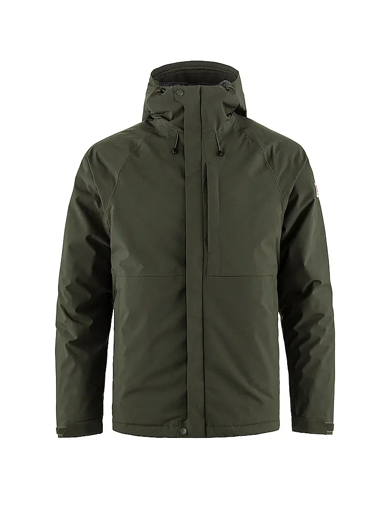 FJÄLLRÄVEN | Chaqueta de invierno para hombre Hydratic Padded Trail | Verde oscuro