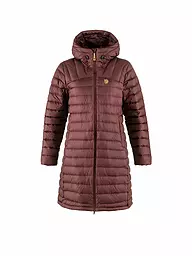FJÄLLRÄVEN | Chaqueta de invierno para mujer Snow Flake Down Hoodie | Rojo oscuro