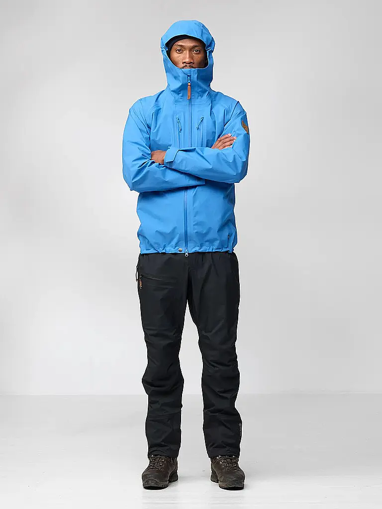 FJÄLLRÄVEN | Chaqueta de senderismo para hombre Keb 3L GTX con capucha | Azul