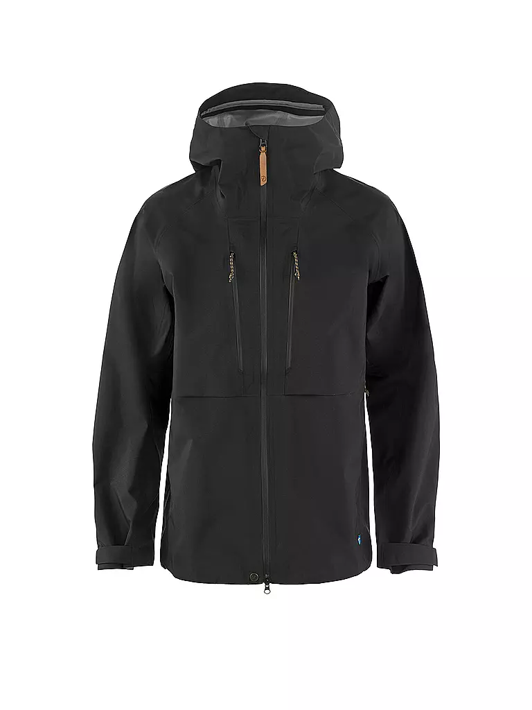 FJÄLLRÄVEN | Chaqueta de senderismo para hombre Keb 3L GTX Hoodie | Negro