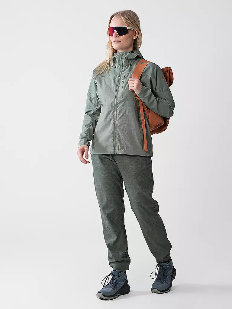 FJÄLLRÄVEN | Chaqueta de senderismo para mujer Abisko Midsummer | Verde claro