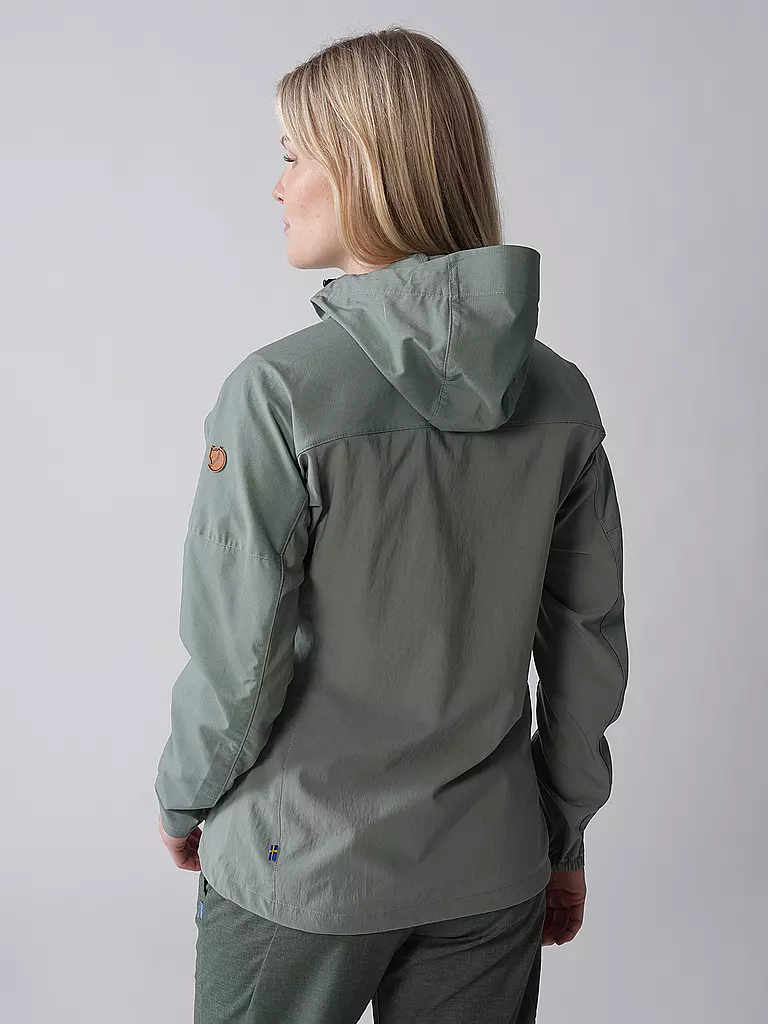 FJÄLLRÄVEN | Chaqueta de senderismo para mujer Abisko Midsummer | Verde claro