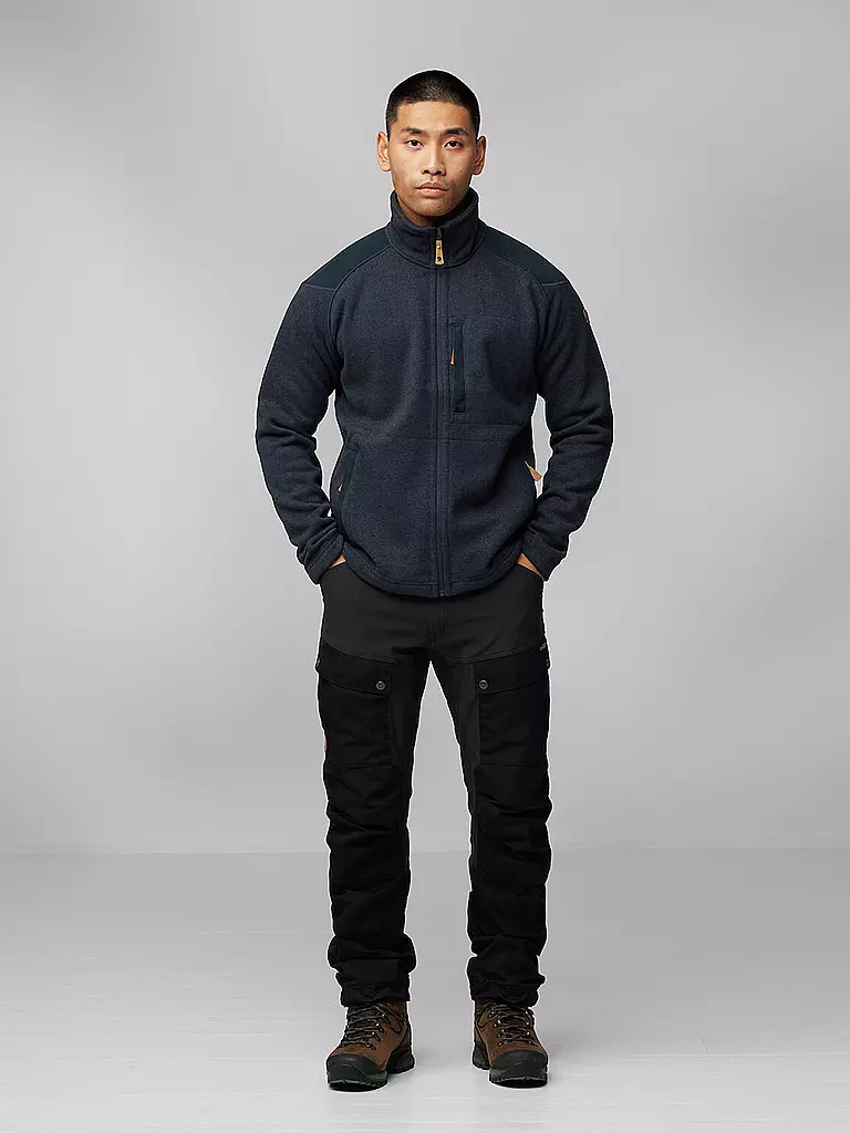 FJÄLLRÄVEN | Chaqueta polar Buck para hombre | Azul oscuro