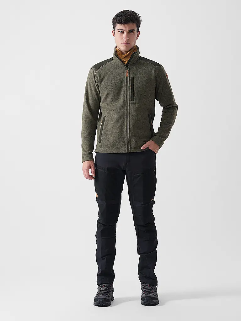 FJÄLLRÄVEN | Chaqueta polar Buck para hombre | Oliva