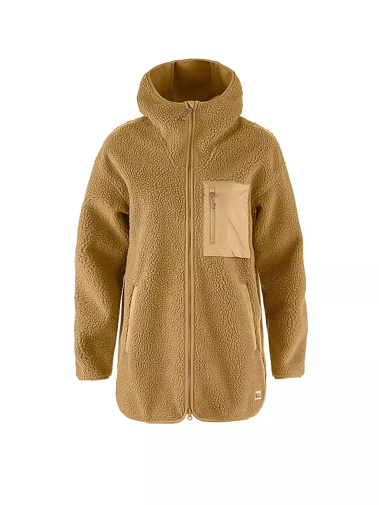 FJÄLLRÄVEN | Chaqueta polar de mujer Vardag Pile Fleece | Marrón claro
