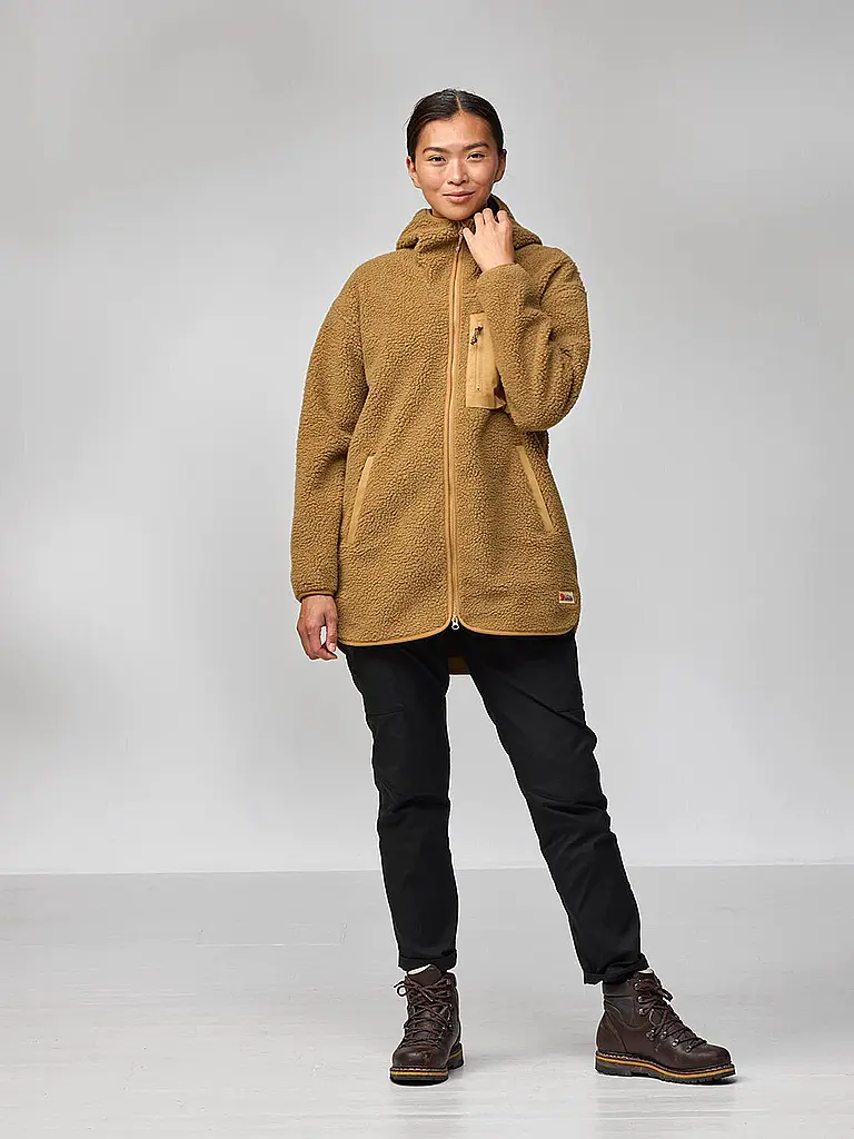 FJÄLLRÄVEN | Chaqueta polar de mujer Vardag Pile Fleece | Marrón claro