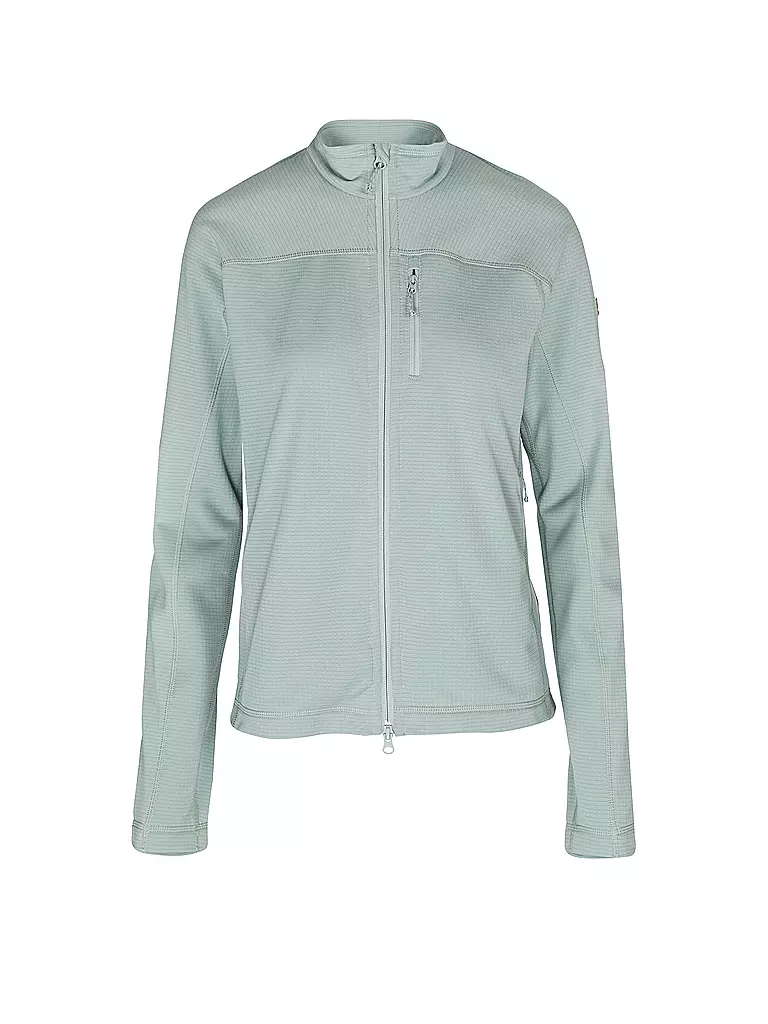 FJÄLLRÄVEN | Chaqueta polar para mujer Abisko Lite Fleece Jacket W | Verde claro