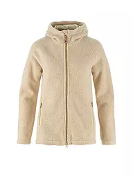 FJÄLLRÄVEN | Chaqueta polar para mujer Kaitum Fleece High-Loft con capucha | Beige