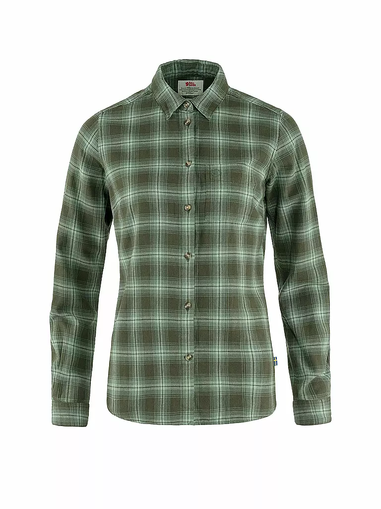 FJÄLLRÄVEN | Damen Blus Oevik Flannel | Oliva