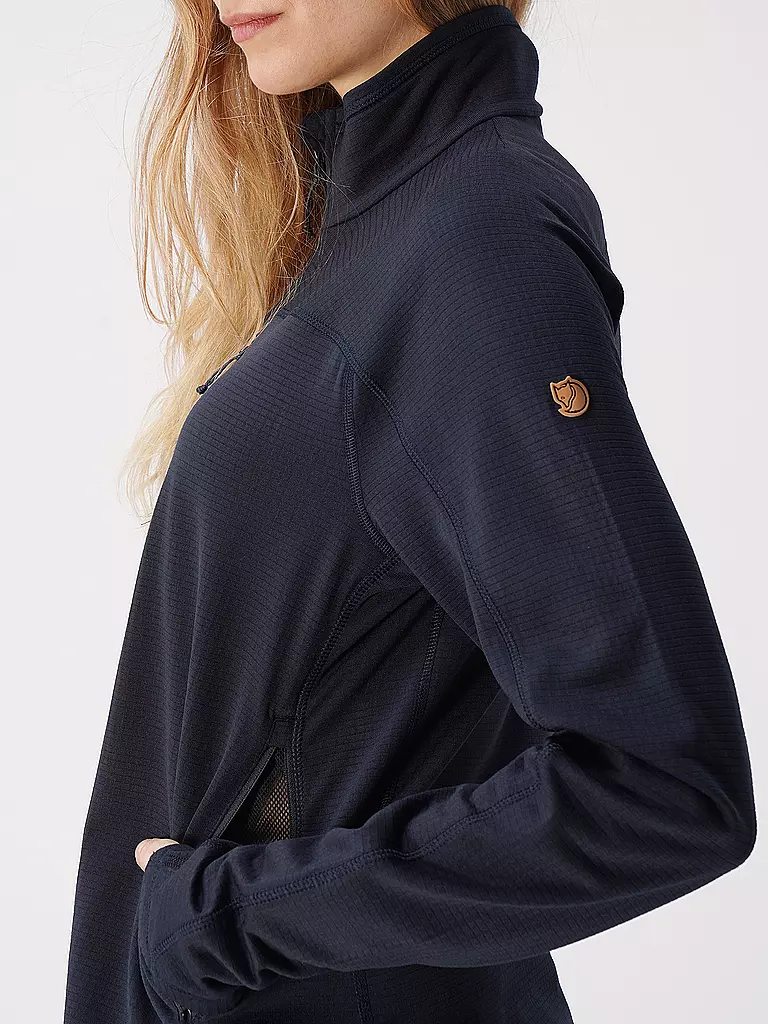 FJÄLLRÄVEN | Damen Fleecejacke Abisko Lite Fleece Jacket W | Azul oscuro